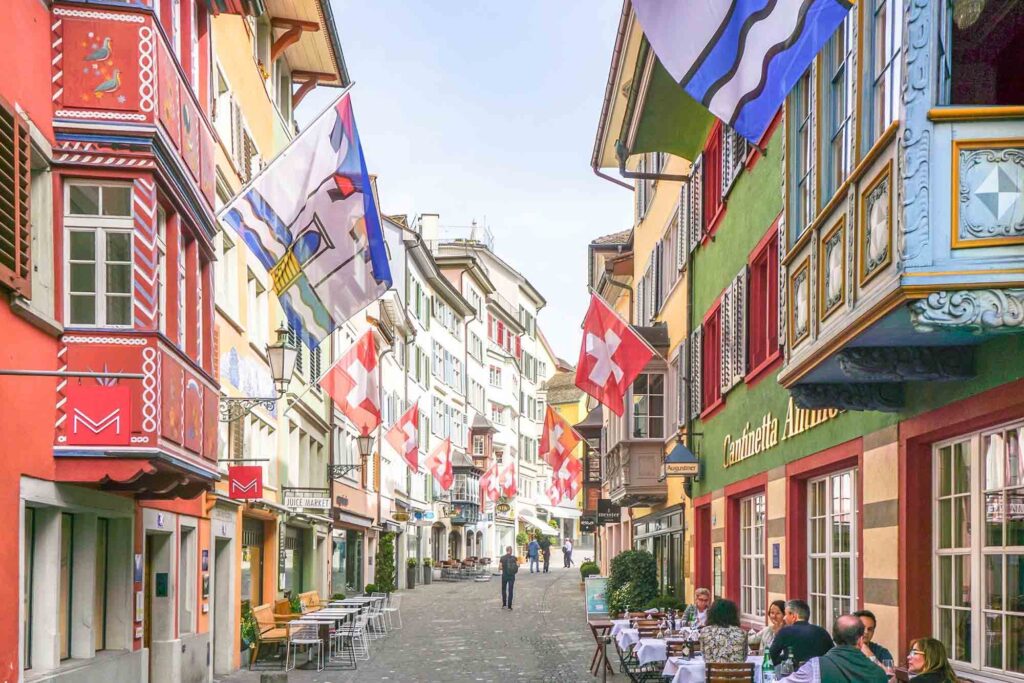 Zurich Old Town - Historic Architecture and Cobblestone Streets