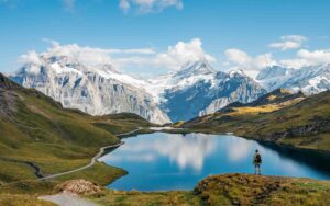 Picturesque Bachalpsee in Switzerland - Discover the Serenity and Natural Beauty of the Swiss Alps