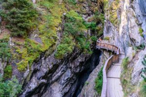 Gorner Gorge - Natural Wonder with Dramatic Rock Formations and Waterfalls