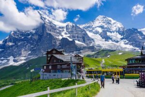 Scenic Kleine Scheidegg in Switzerland - Enjoy the Breathtaking Views and Alpine Beauty of the Swiss Alps