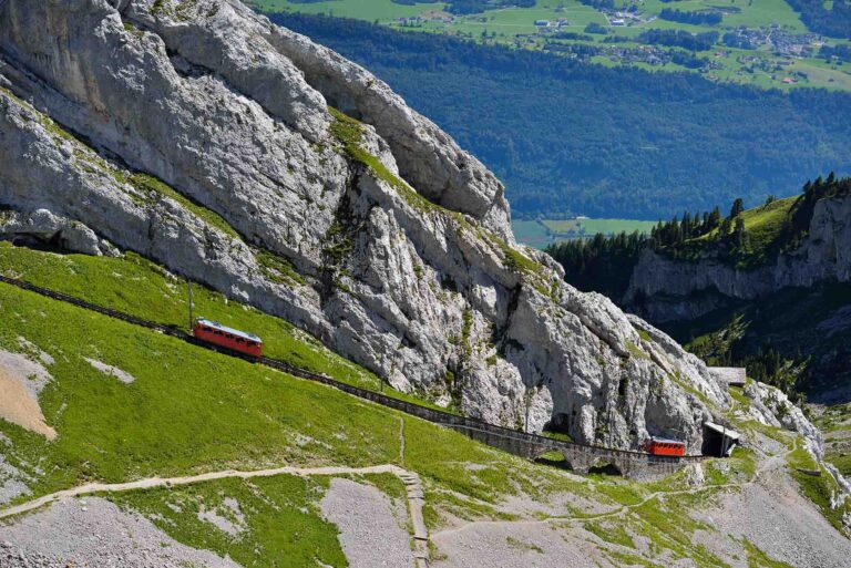 Pilatus Cogwheel Train - Scenic Alpine Journey to the 'Dragon Mountain' Summit