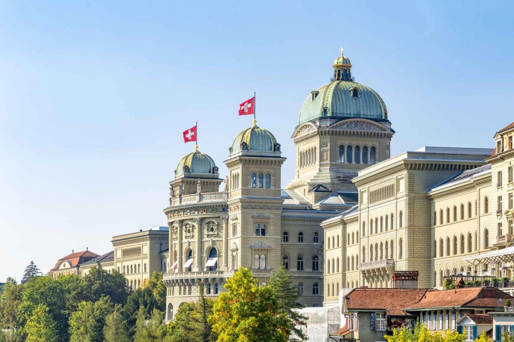 Iconic Swiss Parliament Building in Switzerland - Discover the Political Hub and Democratic Legacy of the Swiss Government