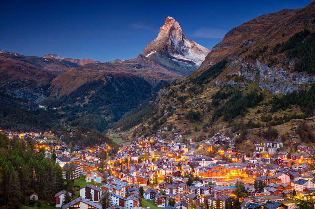 Zermatt Village - Swiss Alpine Charm and Matterhorn View