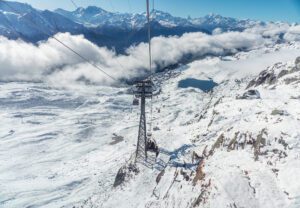 Aletsch Arena Ski Resort: A breathtaking alpine destination with extensive slopes and panoramic mountain views.