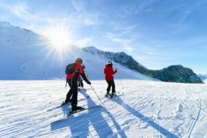 Braunwald Ski Resort nestled in the Swiss Alps, offering exhilarating slopes and stunning winter vistas