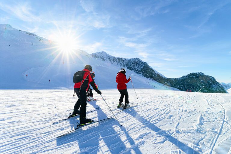 Braunwald Ski Resort nestled in the Swiss Alps, offering exhilarating slopes and stunning winter vistas