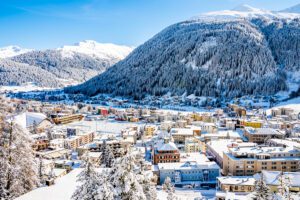 Davos: A renowned Swiss resort town offering picturesque landscapes, premier skiing facilities, and a vibrant cultural scene.