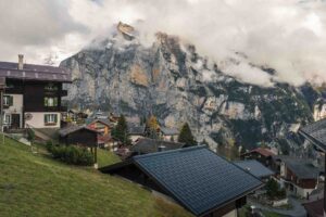 Mürren: A picturesque car-free village nestled in the Swiss Alps, offering breathtaking views and a tranquil mountain retreat.
