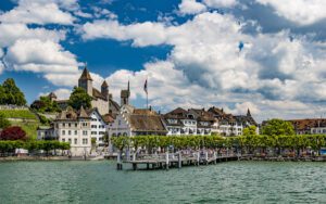 Rapperswil: A picturesque town on Lake Zurich, known for its medieval old town, charming rose gardens, and scenic waterfront.