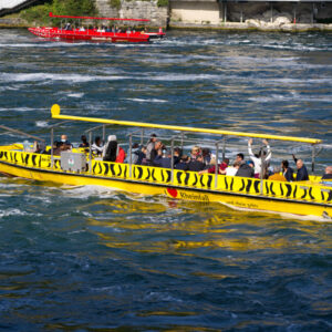 Majestic Rheinfall in Switzerland - Marvel at the Power and Beauty of Europe's Largest Waterfal
