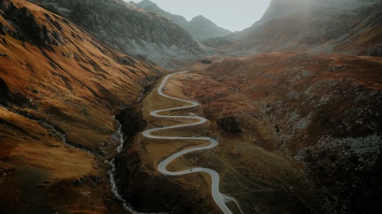 Julier Pass: A scenic mountain pass in the Swiss Alps, offering captivating views of alpine landscapes and providing a gateway to adventure.